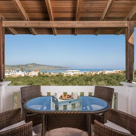 Casa De Philippe With Unique Seaview 2' From Beach Agia  Buitenkant foto